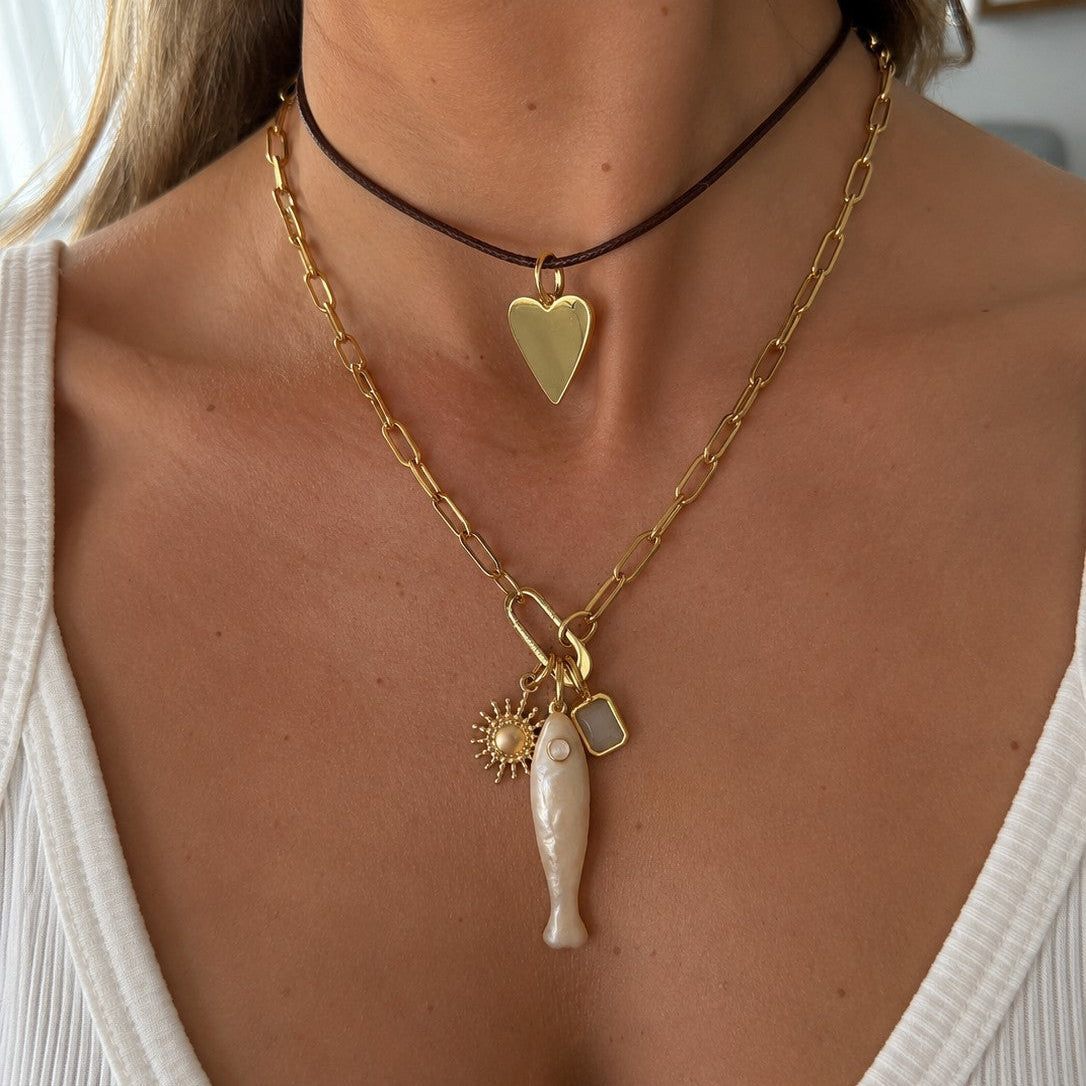 Fish Talisman Charm Pearl
