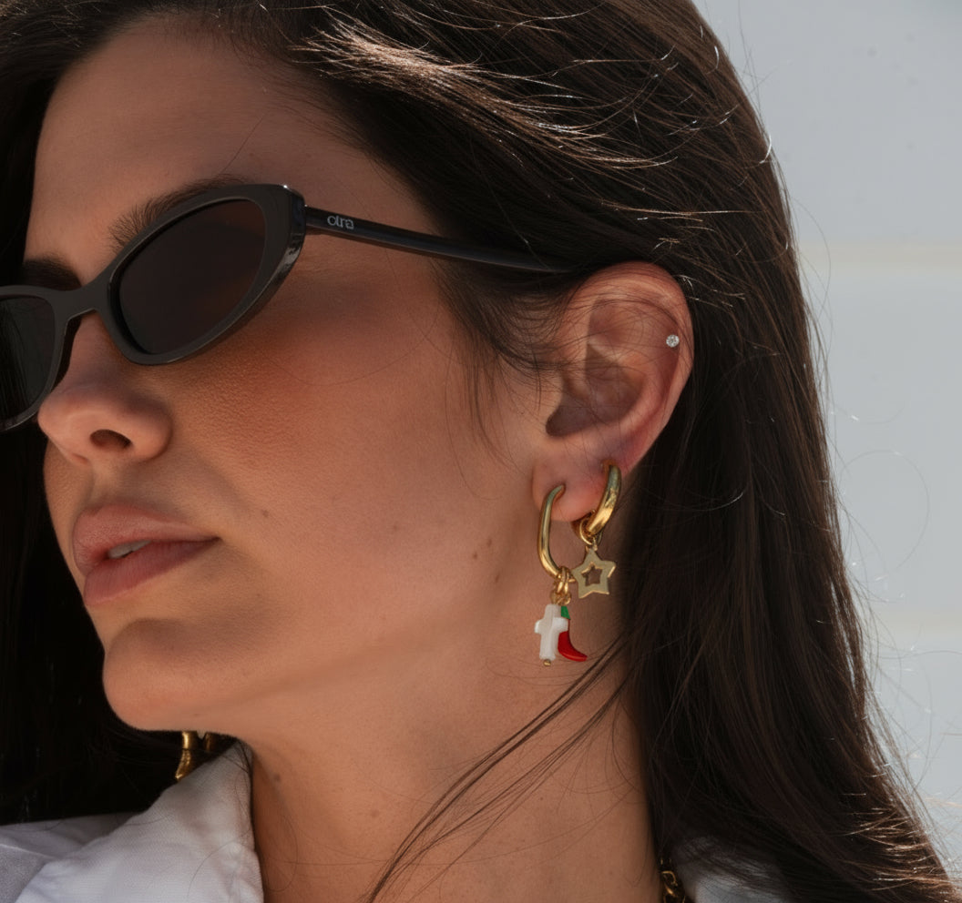 Huggie Earrings — A Base for Your Story