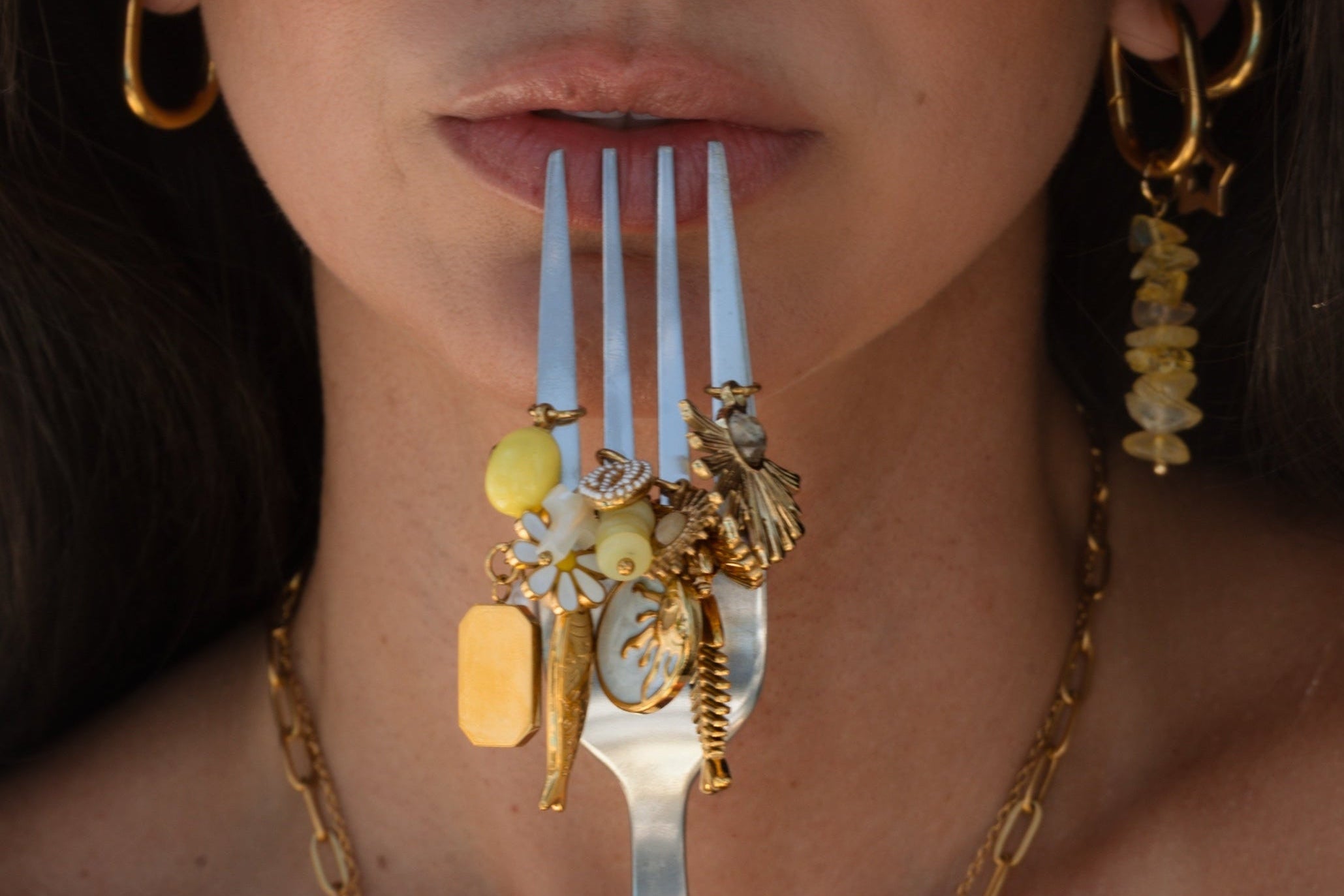 lemon charm gold