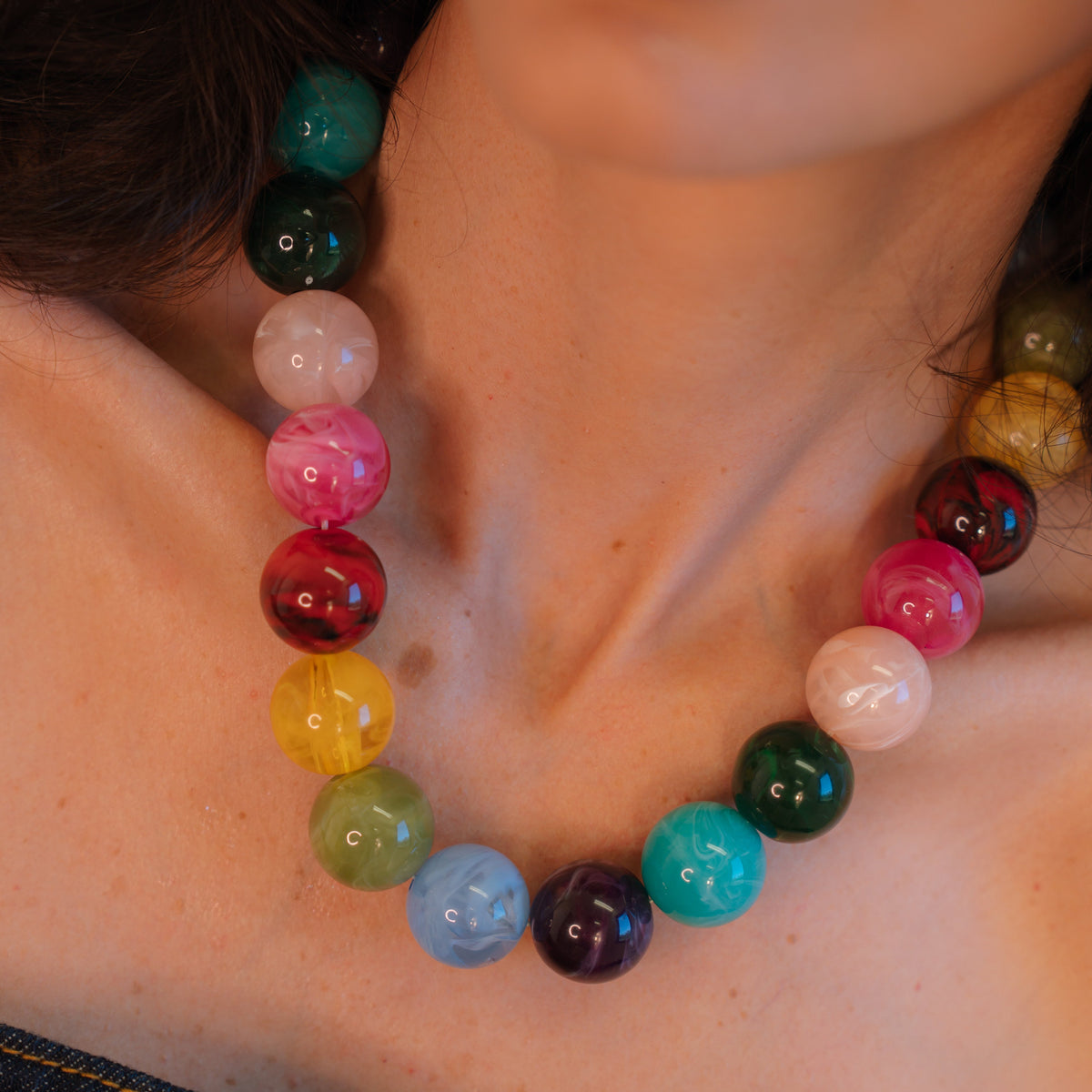 KALEIDO Resin Necklace