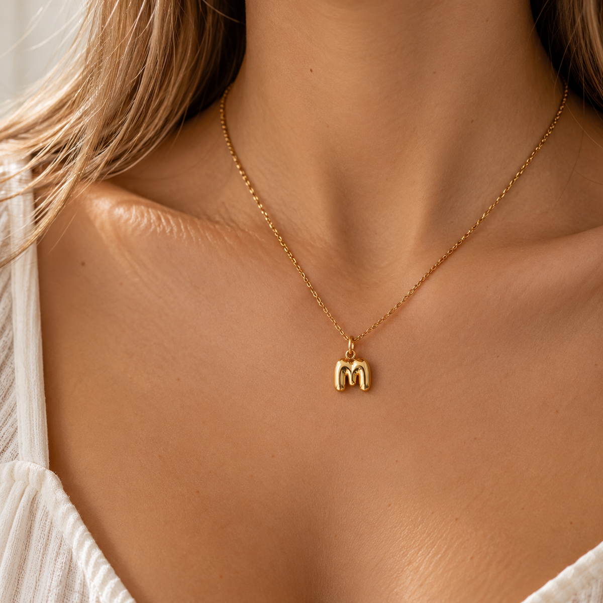Letter M Charm