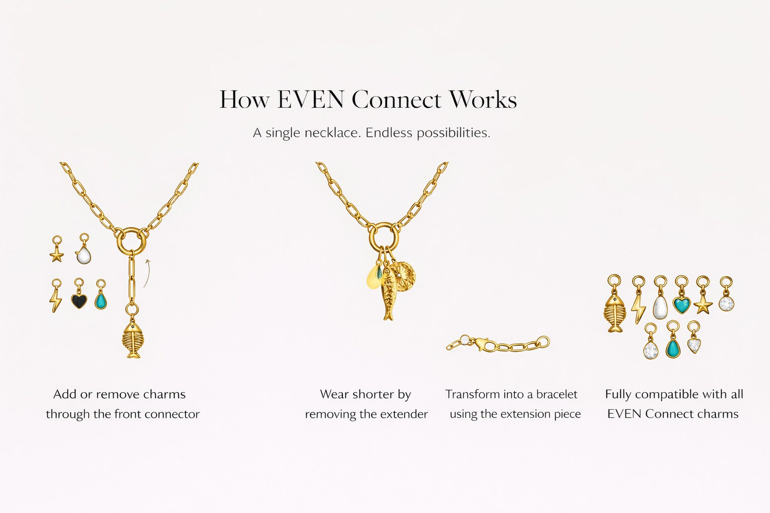 LUA Connector Base Necklace